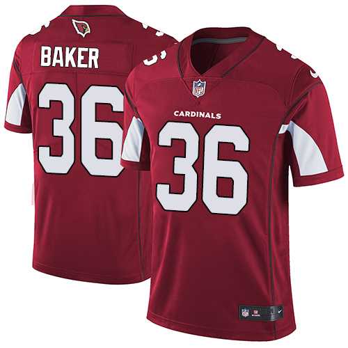 Nike Arizona Cardinals #36 Budda Baker Red Team Color Men's Stitched NFL Vapor Untouchable Limited Jersey