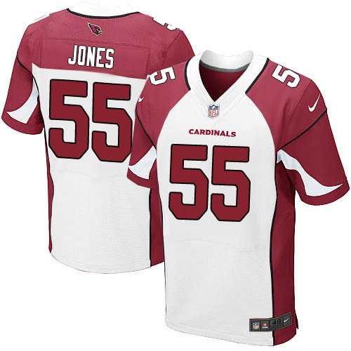 Nike Arizona Cardinals #55 Chandler Jones White Men's Stitched NFL Elite Jersey