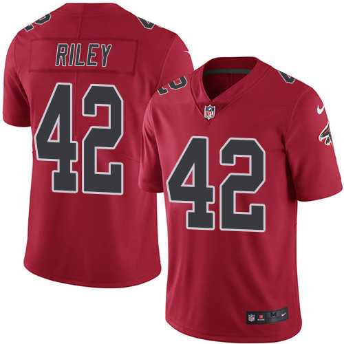 Nike Atlanta Falcons #42 Duke Riley Red Men's Stitched NFL Limited Rush Jersey