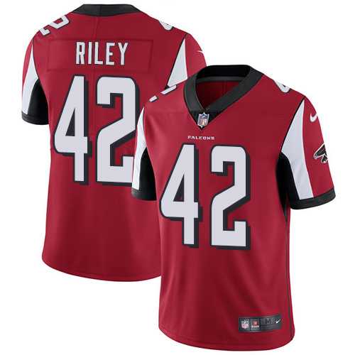 Nike Atlanta Falcons #42 Duke Riley Red Team Color Men's Stitched NFL Vapor Untouchable Limited Jersey