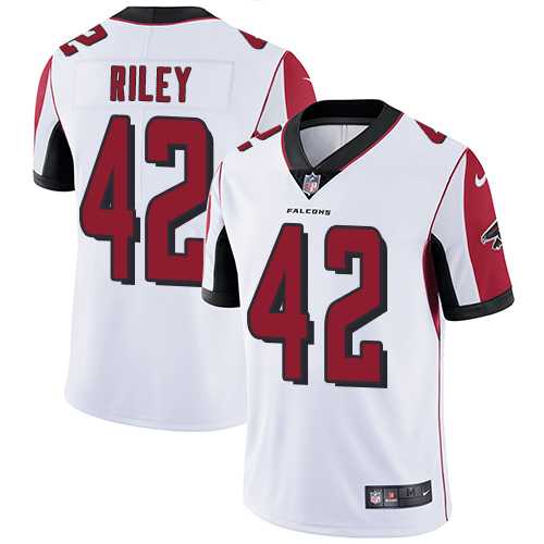 Nike Atlanta Falcons #42 Duke Riley White Men's Stitched NFL Vapor Untouchable Limited Jersey