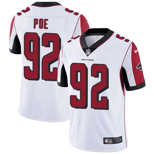 Nike Atlanta Falcons #92 Dontari Poe White Men's Stitched NFL Vapor Untouchable Limited Jersey
