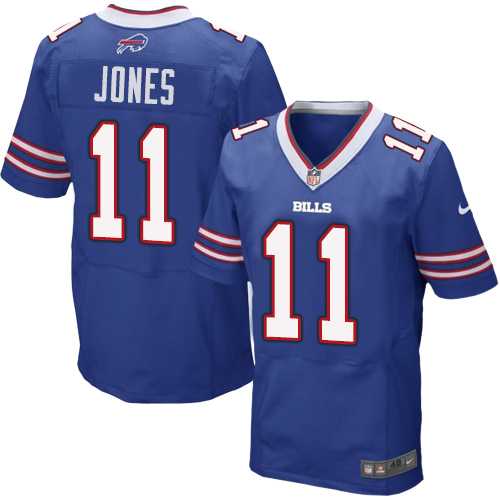 Nike Buffalo Bills #11 Zay Jones Royal Blue Team Color Men's Stitched NFL New Elite Jersey