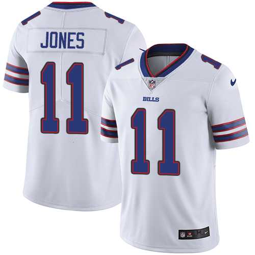 Nike Buffalo Bills #11 Zay Jones White Men's Stitched NFL Vapor Untouchable Limited Jersey