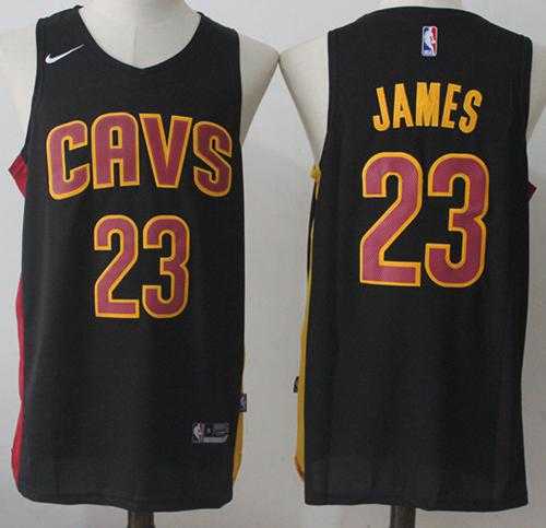 Nike Cleveland Cavaliers #23 LeBron James Navy Blue Alternate Stitched NBA Jersey