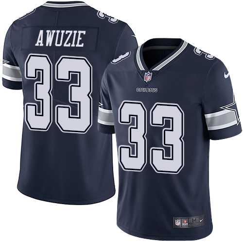 Nike Dallas Cowboys #33 Chidobe Awuzie Navy Blue Team Color Men's Stitched NFL Vapor Untouchable Limited Jersey