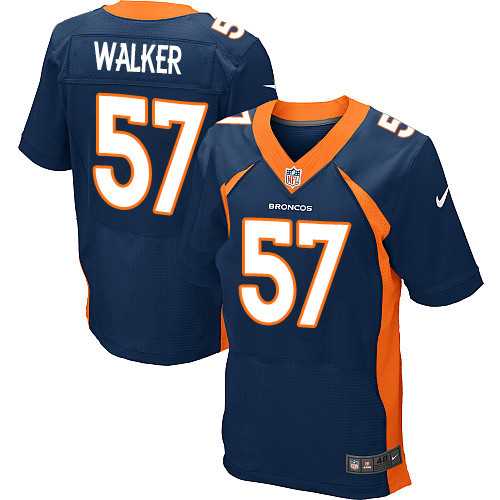 Nike Denver Broncos #57 Demarcus Walker Navy Blue Alternate Men's Stitched NFL New Elite Jersey
