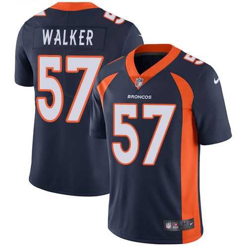Nike Denver Broncos #57 Demarcus Walker Navy Blue Alternate Men's Stitched NFL Vapor Untouchable Limited Jersey