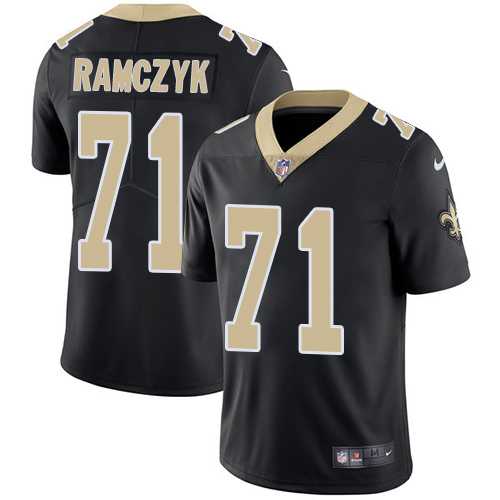 Nike New Orleans Saints #71 Ryan Ramczyk Black Team Color Men's Stitched NFL Vapor Untouchable Limited Jersey Nike New Orleans Saints #71 Ryan Ramczyk Black Team Color Men's Stitched NFL Vapor Untouchable Limited Jersey
