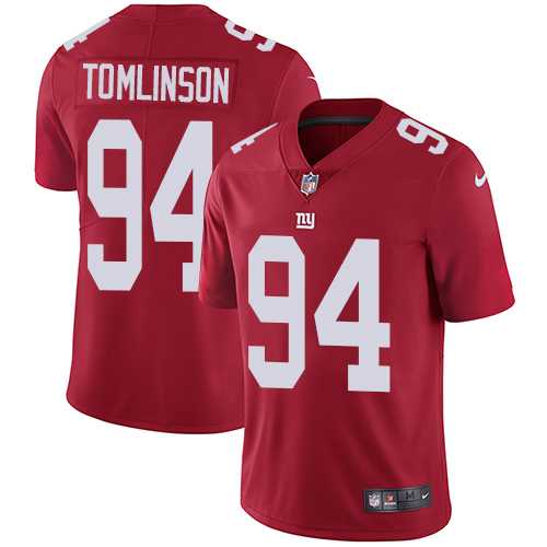 Nike New York Giants #94 Dalvin Tomlinson Red Alternate Men's Stitched NFL Vapor Untouchable Limited Jersey