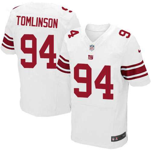 Nike New York Giants #94 Dalvin Tomlinson White Men's Stitched NFL Elite Jersey