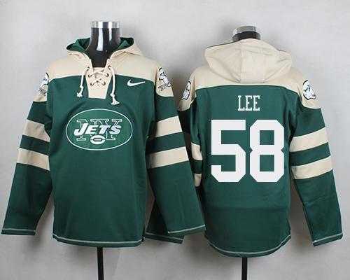 Nike New York Jets #58 Darron Lee Green Player Pullover NFL Hoodie