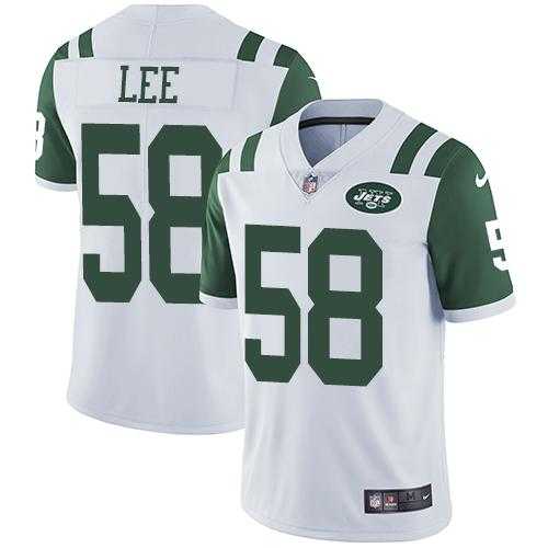 Nike New York Jets #58 Darron Lee White Men's Stitched NFL Vapor Untouchable Limited Jersey Nike New York Jets #58 Darron Lee White Men's Stitched NFL Vapor Untouchable Limited Jersey