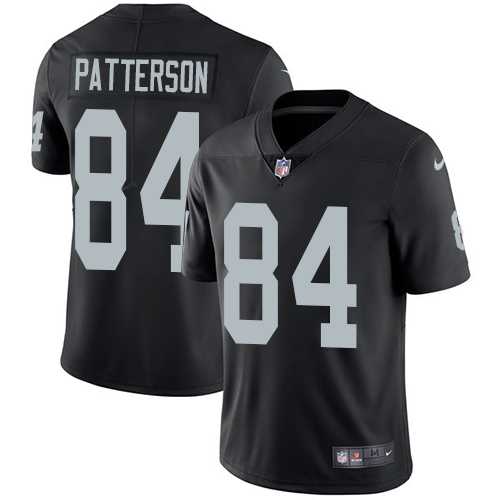 Nike Oakland Raiders #84 Cordarrelle Patterson Black Team Color Men's Stitched NFL Vapor Untouchable Limited Jersey