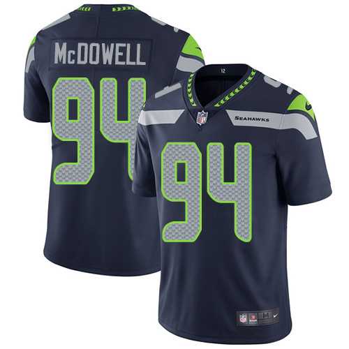 Nike Seattle Seahawks #94 Malik McDowell Steel Blue Team Color Men's Stitched NFL Vapor Untouchable Limited Jersey Nike Seattle Seahawks #94 Malik McDowell Steel Blue Team Color Men's Stitched NFL Vapor Untouchable Limited Jersey