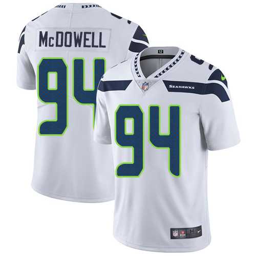 Nike Seattle Seahawks #94 Malik McDowell White Men's Stitched NFL Vapor Untouchable Limited Jersey Nike Seattle Seahawks #94 Malik McDowell White Men's Stitched NFL Vapor Untouchable Limited Jersey