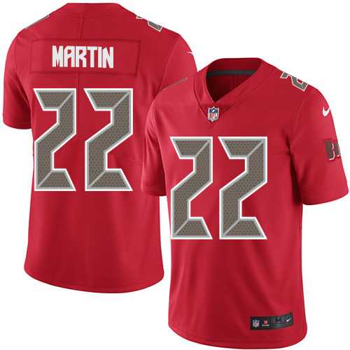 Nike Tampa Bay Buccaneers #22 Doug Martin Red Men's Stitched NFL Limited Rush Jersey
