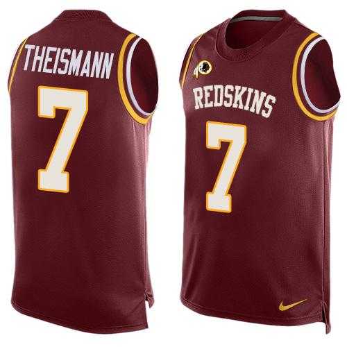 Nike Washington Redskins #7 Joe Theismann Burgundy Red Team Color Men's Stitched NFL Limited Tank Top Jersey