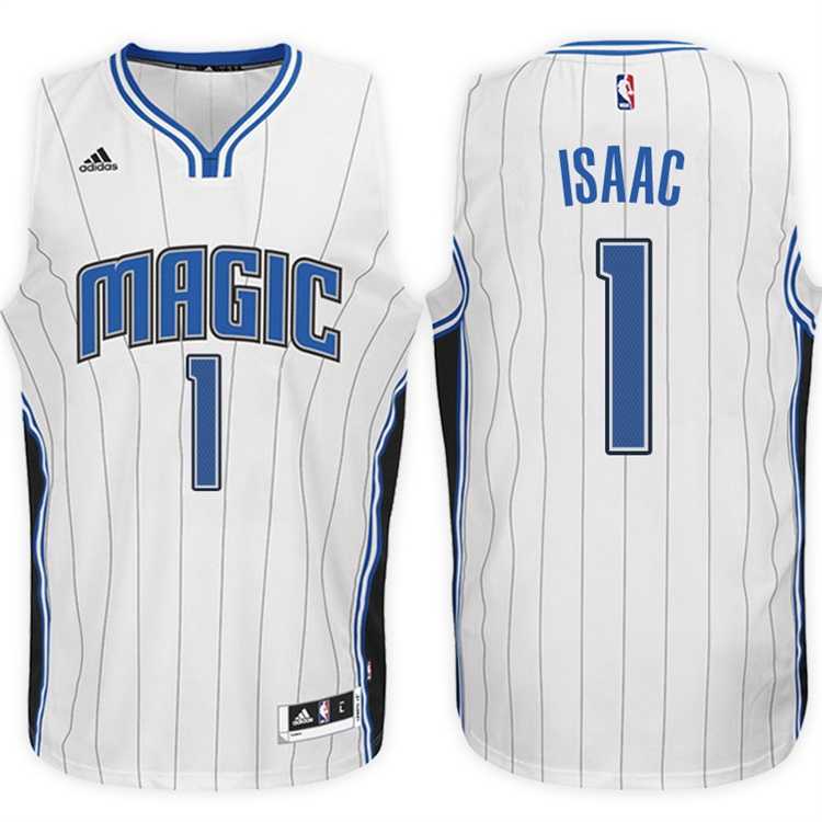 Orlando Magic #1 Jonathan Isaac Home White New Swingman Stitched NBA Jersey