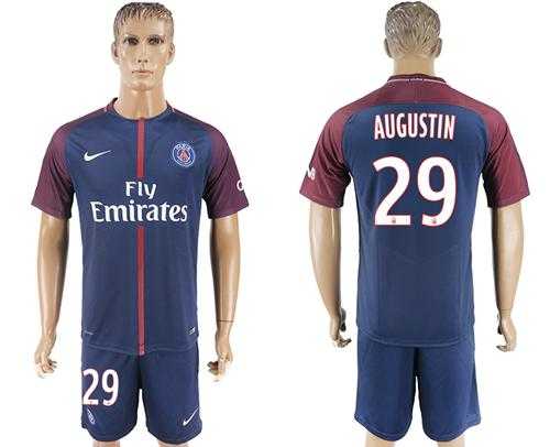 Paris Saint-Germain #29 Augustin Home Soccer Club Jersey