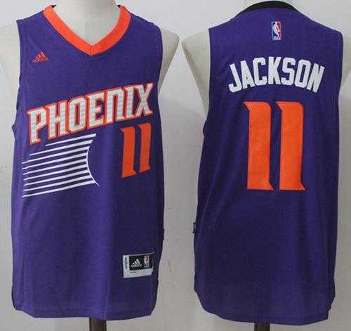 Phoenix Suns #11 Josh Jackson Purple Road Stitched NBA Jersey