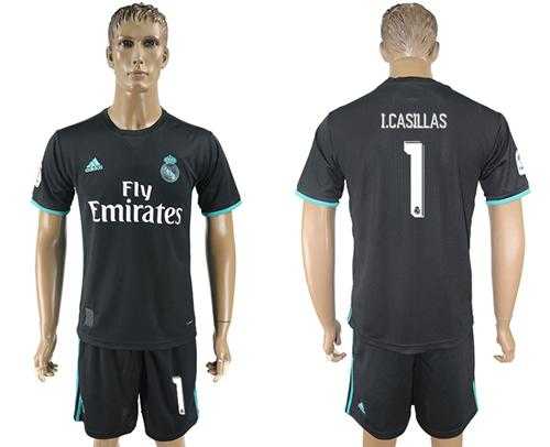 Real Madrid #1 I.Casillas Away Soccer Club Jersey