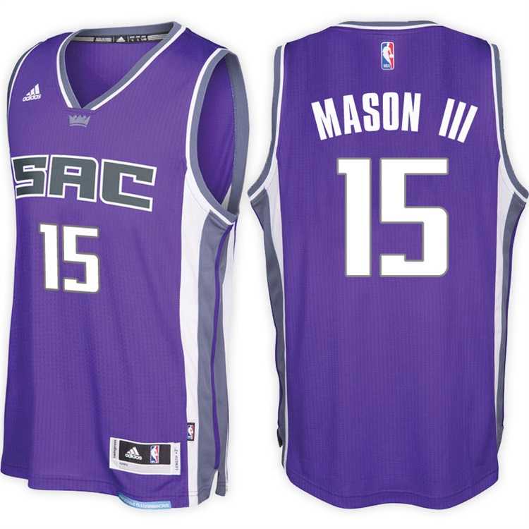 Sacramento Kings #15 Frank Mason III Alternate Purple New Swingman Stitched NBA Jersey