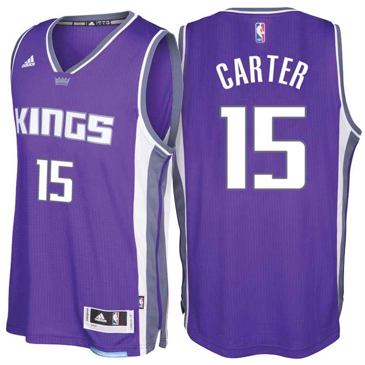 Sacramento Kings #15 Vince Carter Alternate Black New Swingman Stitched NBA Jersey