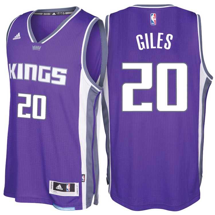 Sacramento Kings #20 Harry Giles Road Purple New Swingman Stitched NBA Jersey