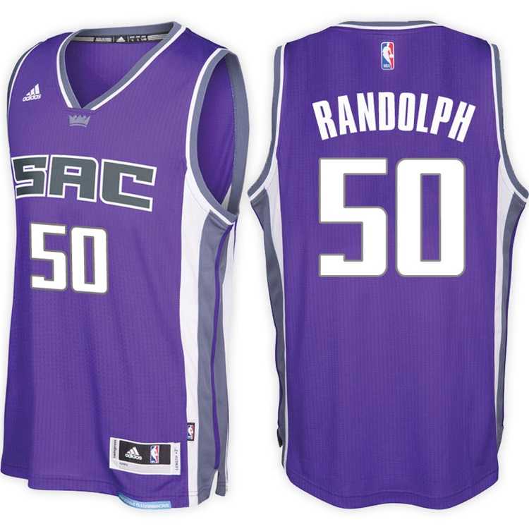 Sacramento Kings #50 Zach Randolph Alternate Purple New Swingman Stitched NBA Jersey