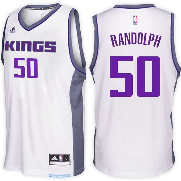 Sacramento Kings #50 Zach Randolph Home White New Swingman Stitched NBA Jersey