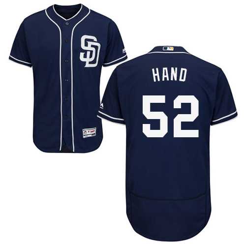 San Diego Padres #52 Brad Hand Navy Blue Flexbase Authentic Collection Stitched MLB Jersey