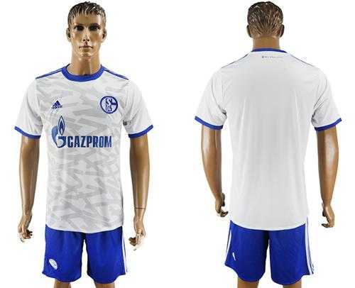 Schalke 04 Blank Away Soccer Club Jersey