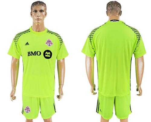 Toronto FC Blank Shiny Green Goalkeeper Soccer Club Jersey