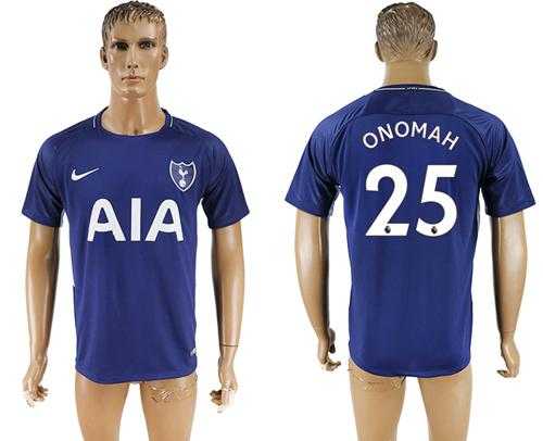 Tottenham Hotspur #25 Onomah Away Soccer Club Jersey