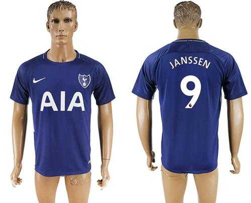 Tottenham Hotspur #9 Janssen Away Soccer Club Jersey