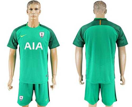 Tottenham Hotspur Blank Green Goalkeeper Soccer Club Jersey