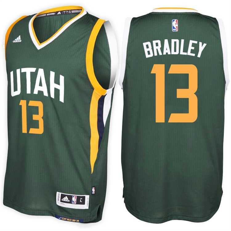 Utah Jazz #13 Tony Bradley Alternate Green New Swingman Stitched NBA Jersey