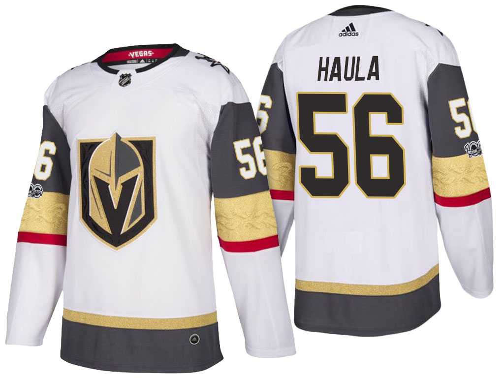 Vegas Golden Knights #56 Erik Haula White 2017-2018 Season Stitched NHL Jersey