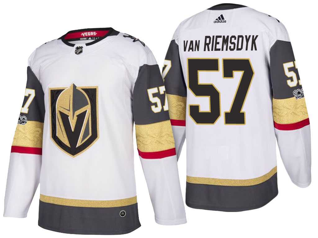 Vegas Golden Knights #57 Trevor Van Riemsdyk White 2017-2018 Season Stitched NHL Jersey