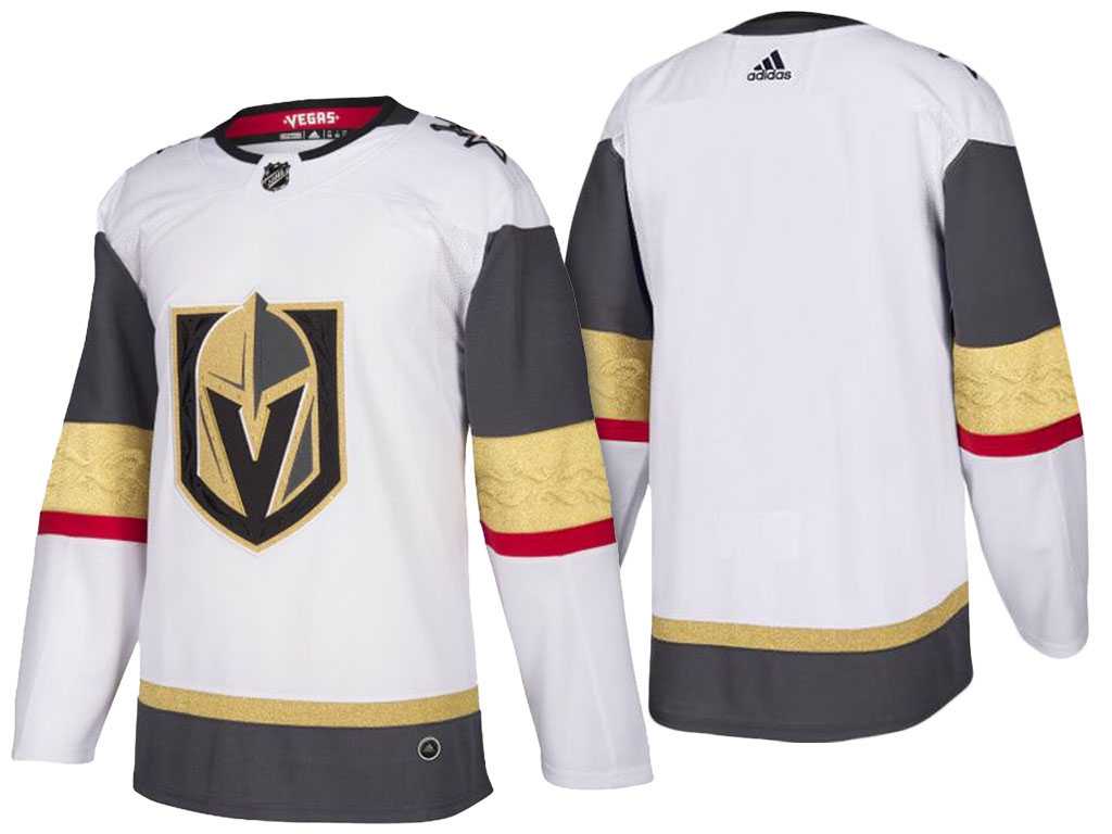 Vegas Golden Knights Customized White 2018 New Season Stitched NHL Jersey