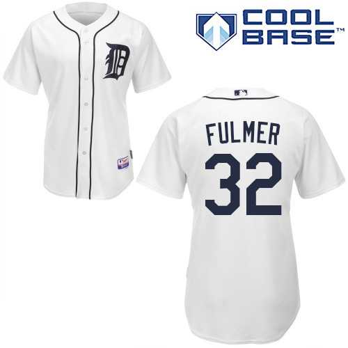 Women's Detroit Tigers #32 Michael Fulmer White Home Stitched MLB Jersey