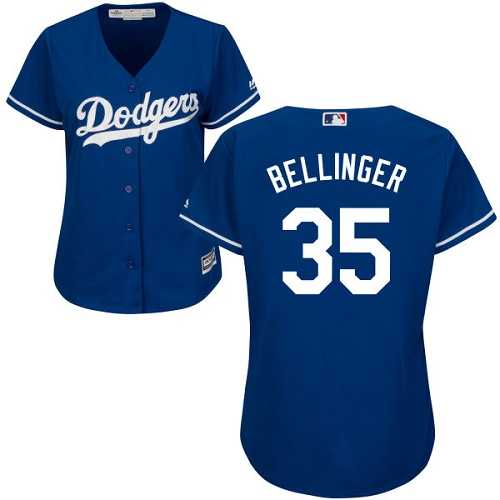 Women's Los Angeles Dodgers #35 Cody Bellinger Blue Alternate Stitched MLB Jersey