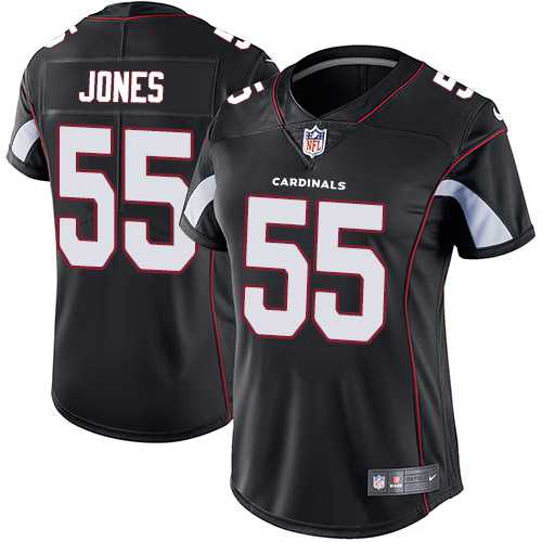 Women's Nike Arizona Cardinals #55 Chandler Jones Black Alternate Stitched NFL Vapor Untouchable Limited Jersey