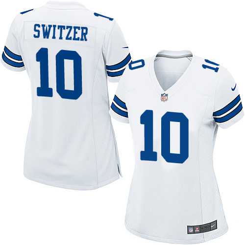 Women's Nike Dallas Cowboys #10 Ryan Switzer Game White NFL Jersey