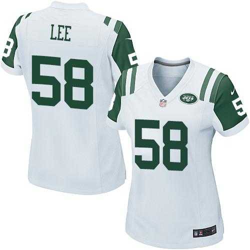 Women's Nike New York Jets #58 Darron Lee White Stitched NFL Elite Jersey
