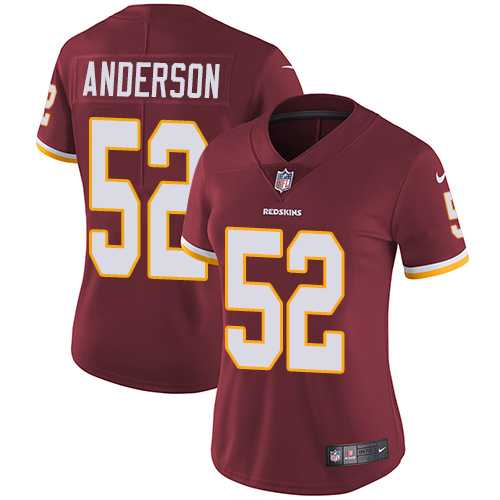 Women's Nike Washington Redskins #52 Ryan Anderson Burgundy Red Team Color Stitched NFL Vapor Untouchable Limited Jersey Women's Nike Washington Redskins #52 Ryan Anderson Burgundy Red Team Color Stitched NFL Vapor Untouchable Limited Jersey