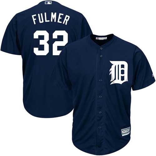Youth Detroit Tigers #32 Michael Fulmer Navy Blue Cool Base Stitched MLB Jersey