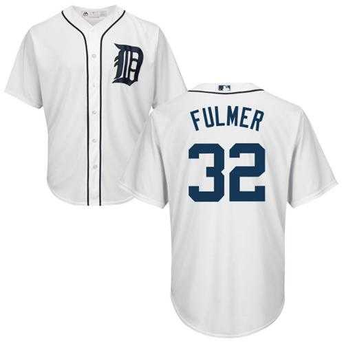 Youth Detroit Tigers #32 Michael Fulmer White Cool Base Stitched MLB Jersey