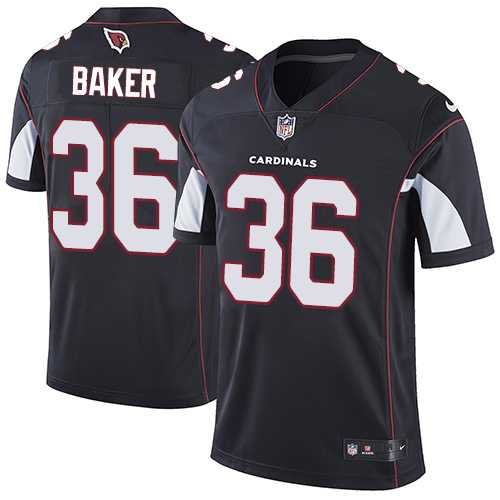 Youth Nike Arizona Cardinals #36 Budda Baker Black Alternate Stitched NFL Vapor Untouchable Limited Jersey